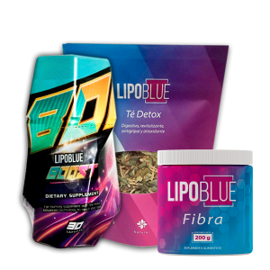Combo Lipoblue Boost + Té + Fibra