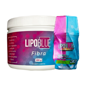 LIPOBLUE + FIBRA - Vientre plano 30 días.